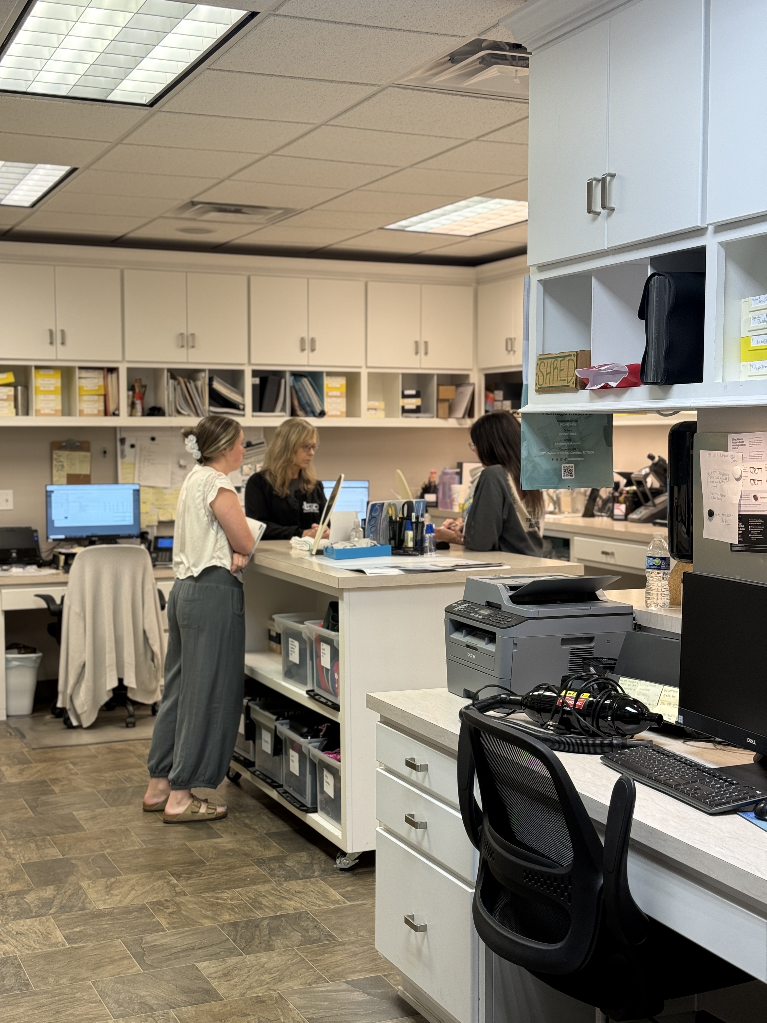 Barrow Eye Center back office team