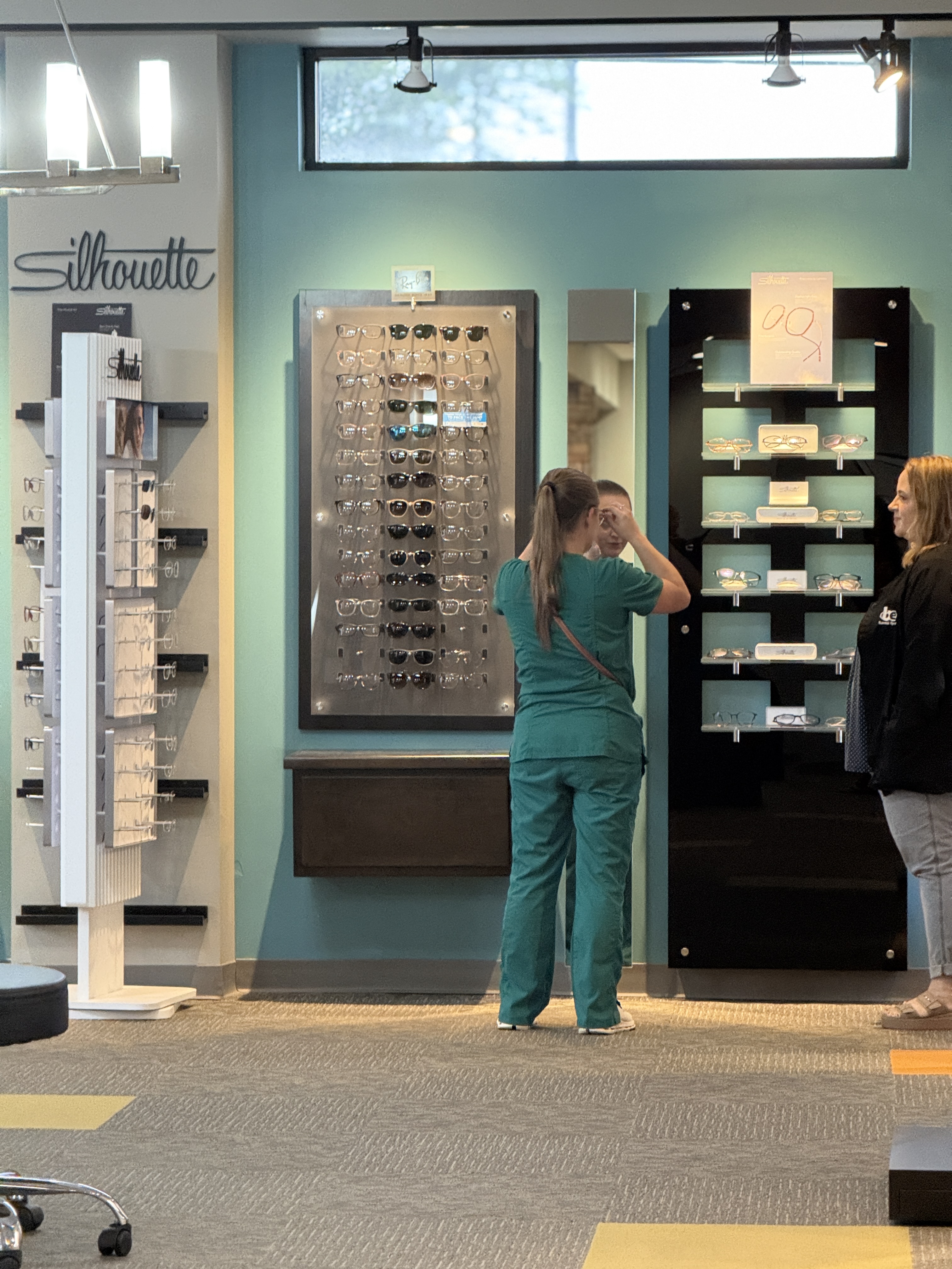 Designer frame selection at Barrow Eye Center